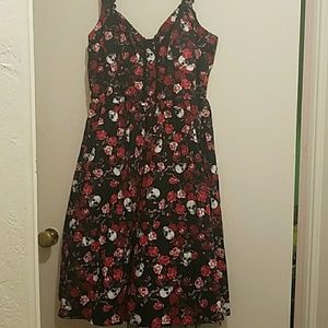 Hot Topic Sweetheart Fit and Flare Dress